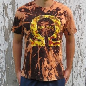 God of War Ascension Custom Spiral Bleach Tee sz L